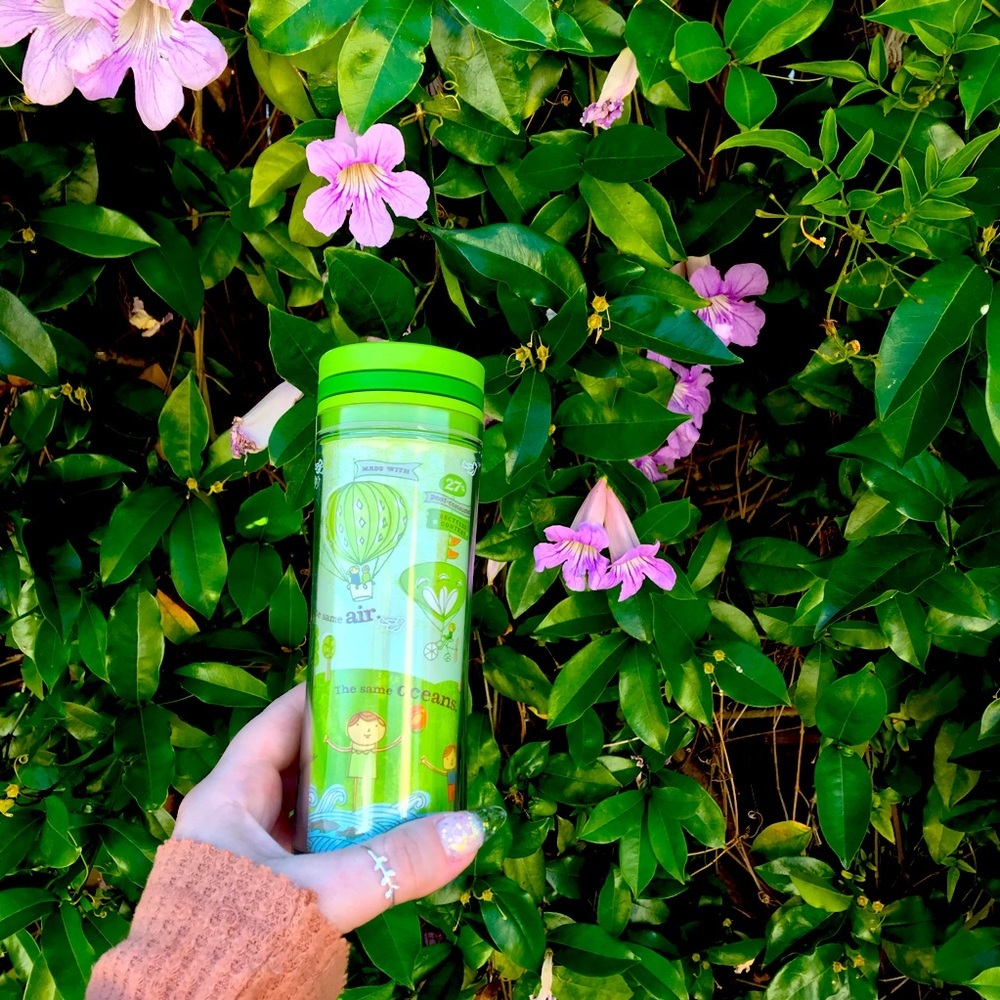 Kids Starbucks Travel Cup Coffee Juice Tea Green
